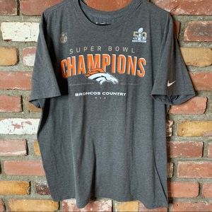 Genuine Denver Broncos Super Bowl 50 Nike Tee
